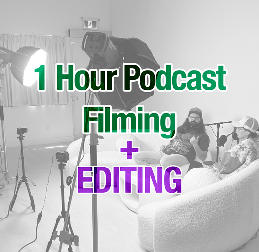 1 Hour Podcast Filming + Editing